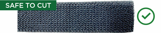 Where you can cut the velcro strap